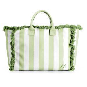 Borsa da spiaggia MUITOMAS - Verde salvia