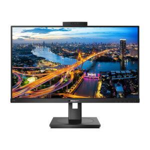 Monitor Philips 27" IPS QHD con Webcam – LowBlue, Regolabile e Pivot 8V